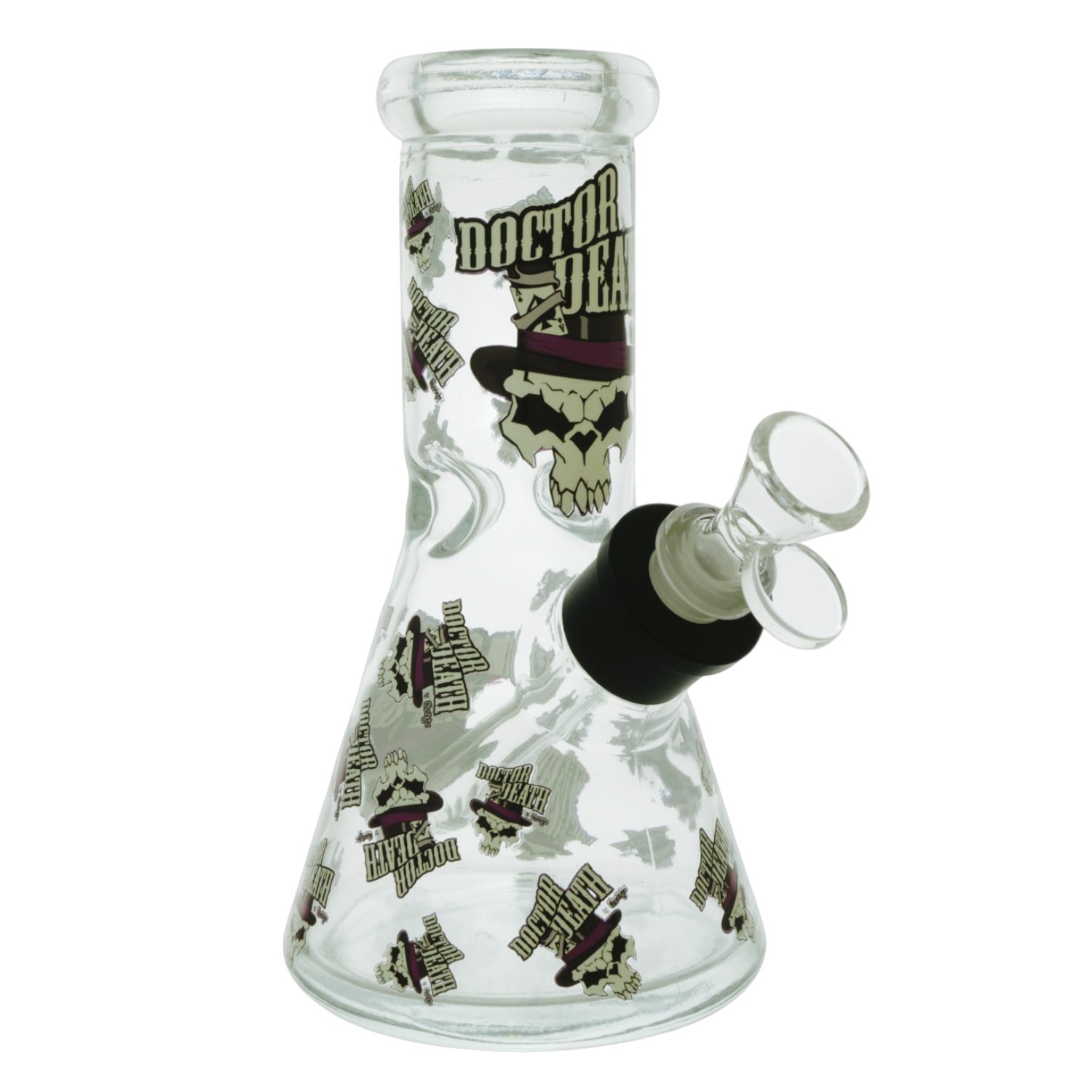 Chongz Glass 20cm Glow Series "Doctor Death" waterpipe