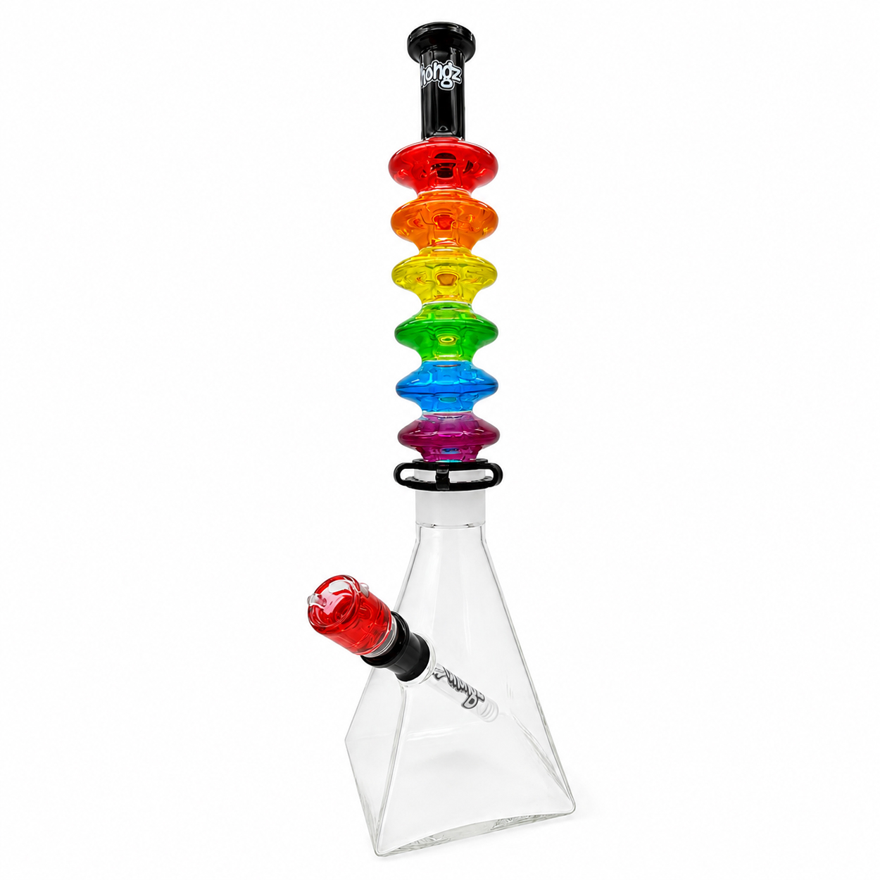 Chongz Glass 40cm "flag day" Rainbow Glass Waterpipe